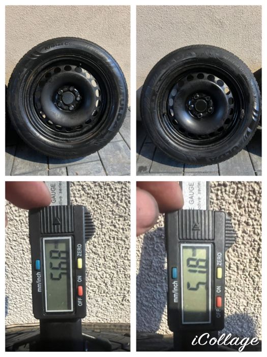 Jante tabla Skoda-Golf cu cauciucuri iarnă 205/60/R16 3 perechi