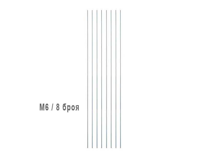 НОВИ! Прът с резба 1 метър M5/М6/М8/М10/М12