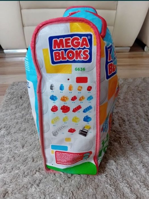 set mega blocks 73 piese 6636 first builders constructii lego