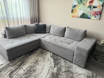 Разтегателен ъглов диван