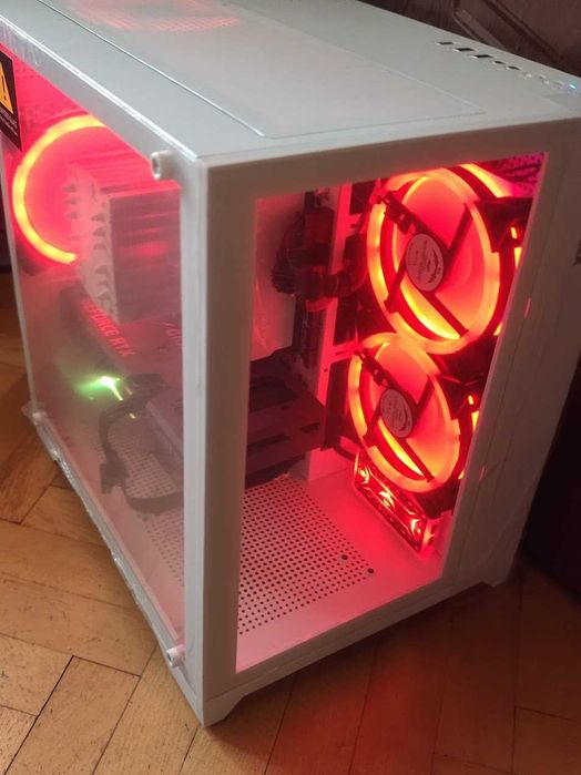 Геймърски компютър Ryzen 5500, GeForce RTX 3060ti,32gb ddr4,1tb ssd