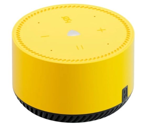Умная колонка Яндекс Станция Лайт, Лимон (YNDX-00025-YELLOW)