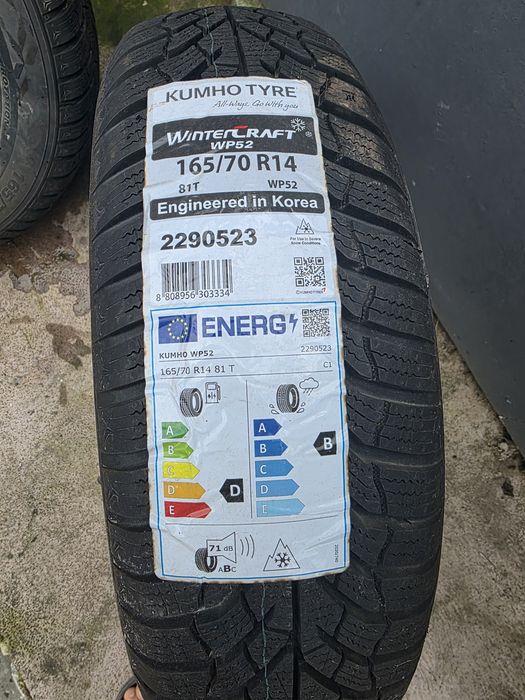 Vând anvelope KUMHO WinterCraft 165/70 R14
