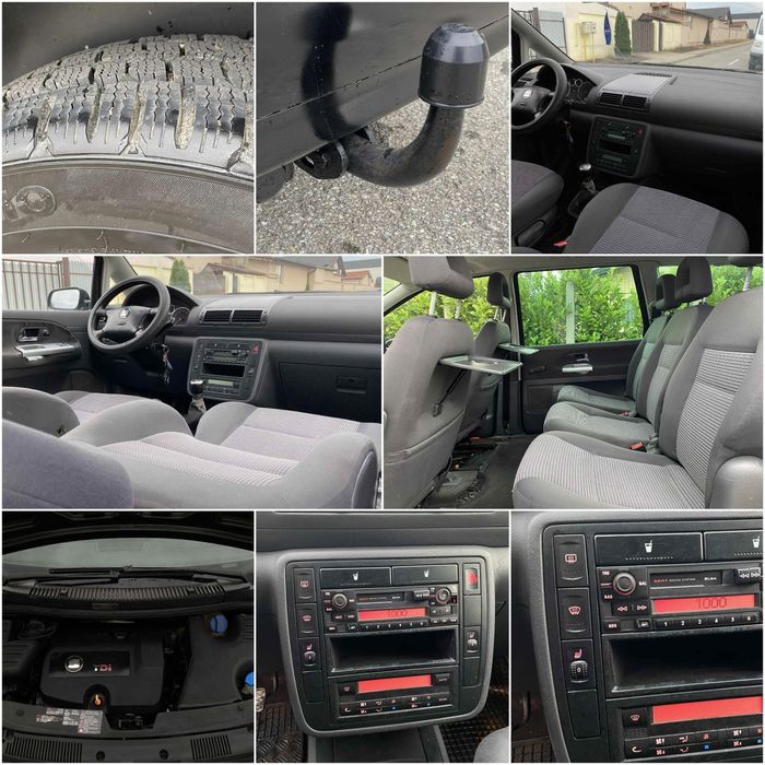 Seat Alhambra,7 Locuri,IMPECABIL,1.9 TDI 116 CP 6+1Viteze,Carlig,Jante