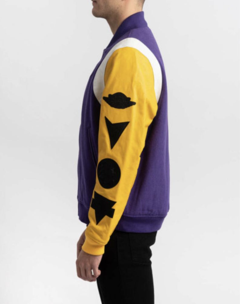 Мъжко бомбър яке Nike Jordan DNA Varsity / ест.кожа / - размер L/XL