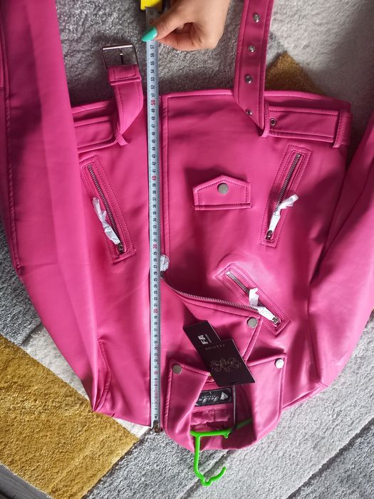 Кожено яке розово
