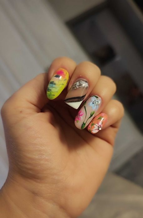 Unghii gel , semipermanenta , constructie ,desen