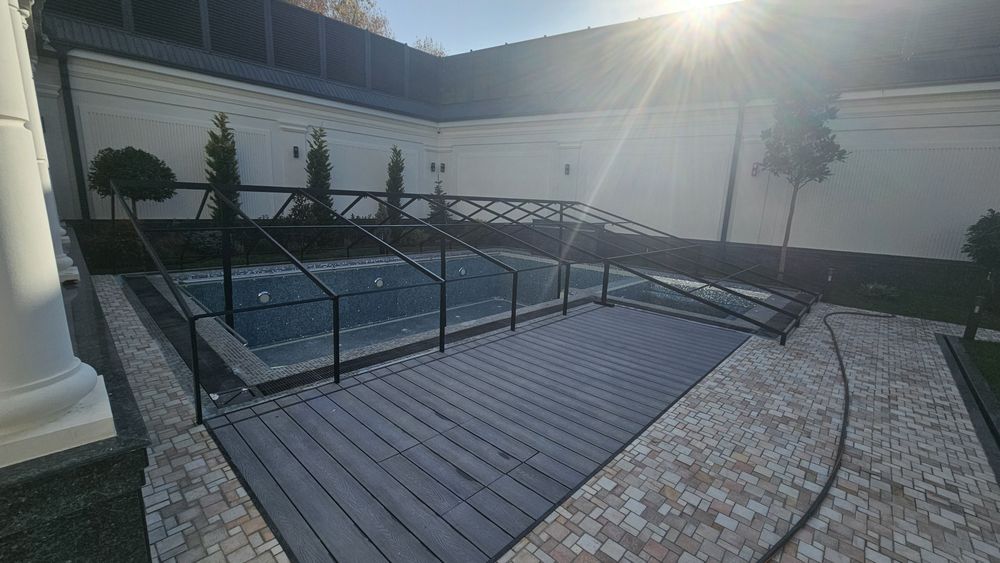 Тент баннер установка