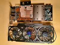 Gigabyte R9 290 4GB WindForce 3X OC, echipata cu un EK-FC R9-290X WB