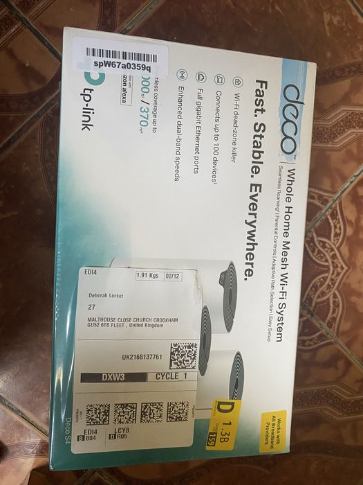 Vand Wi-fi deco ac1200 decis4