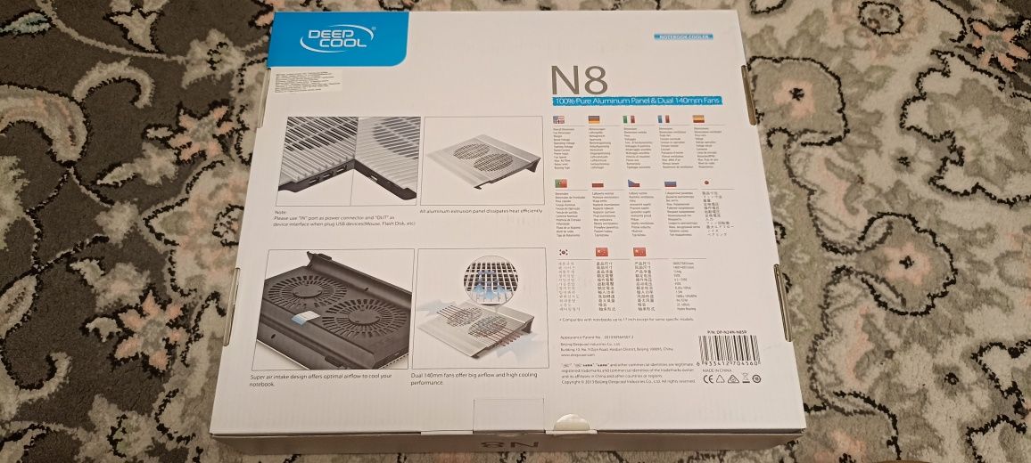 Подставка для ноутбука Deepcool N8(охладитель)