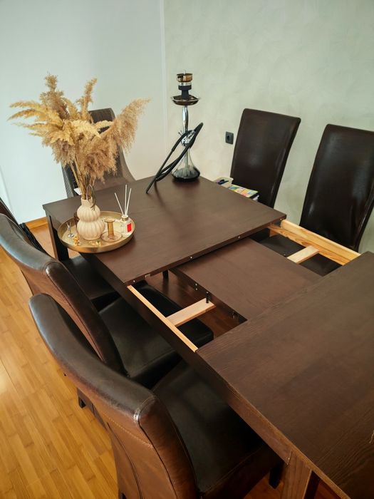 Masă living 8+4 Ikea