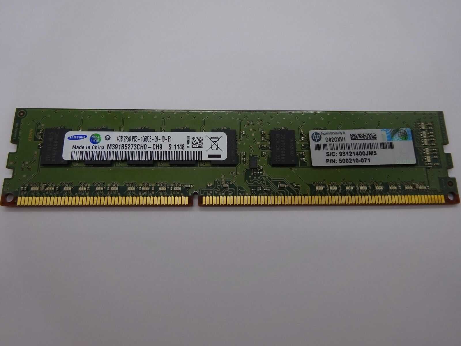 Memorie Server NAS Samsung 4Gb DDR3 1333 Pc3-10600E ECC, UDIMM