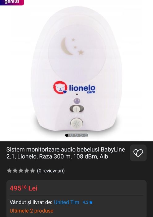 Monitorizare audio bebelusi