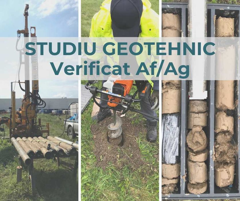 Studiu Geotehnic [BUCURESTI/ILFOV]-Verificare Af/Ag-Foraje-Laborator