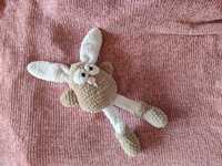 Заяц вязаный крючком игрушка амигуруми из плюшевой пряжи handmade