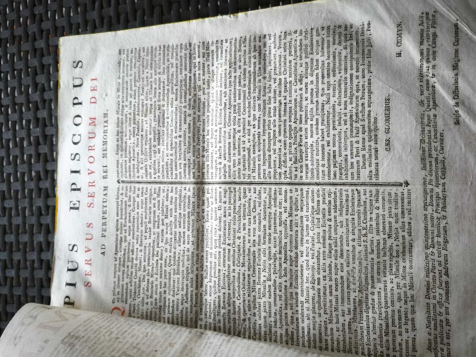 Carte liturgica veche 1821
