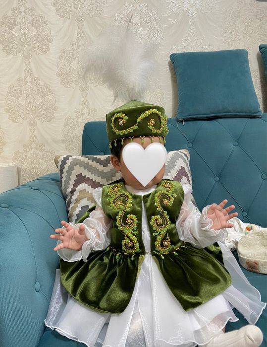 Платье на годик с камзолом