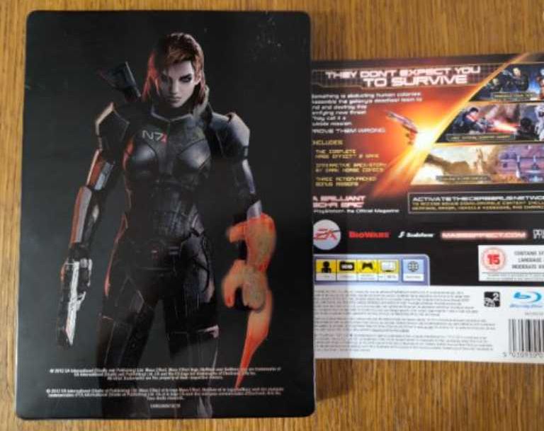 Mass Effect 2 and Mass Effect 3 - Steelbook PS3 Playstation 3 ПС3