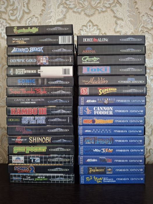 Игры картриджи Sega Genesis Mega Drive