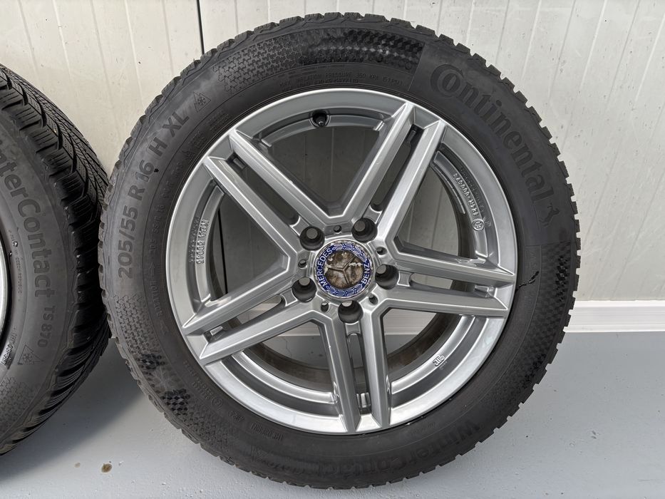 Лети Джанти Mercedes 16* 5х112*66.6 *7J*ET38*+Зимни Гуми 205/55/16