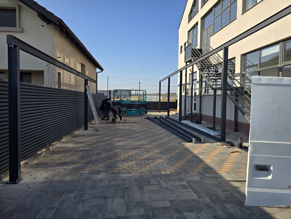 Hala Terasa structura demontabila constructii terase montaj hala