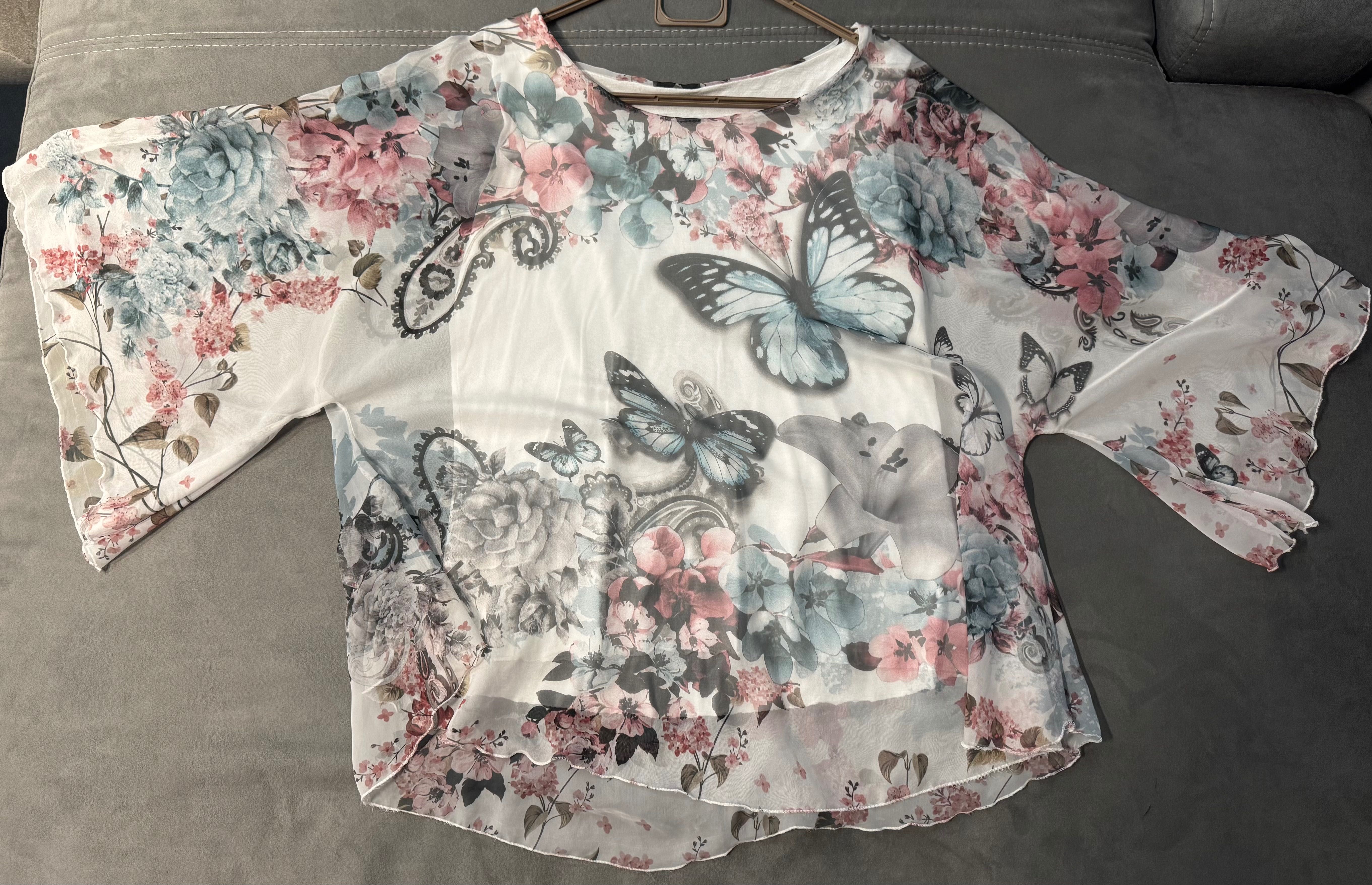 Дамски блузи с къс ръкав L - XL