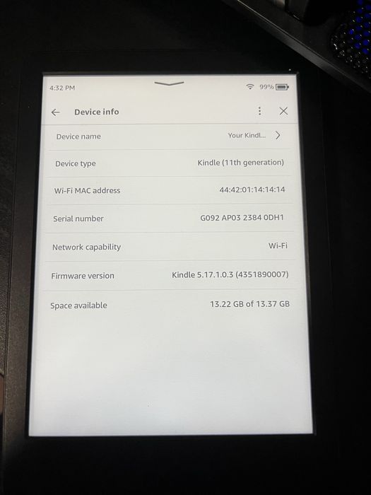 Kindle 11th generation 16 GB
