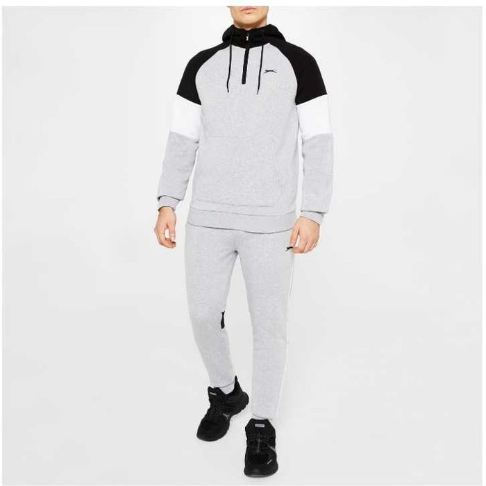 Дебел мъжки анцуг Slazenger Full Zip - размери  M, L, XL, XXL и 3XL