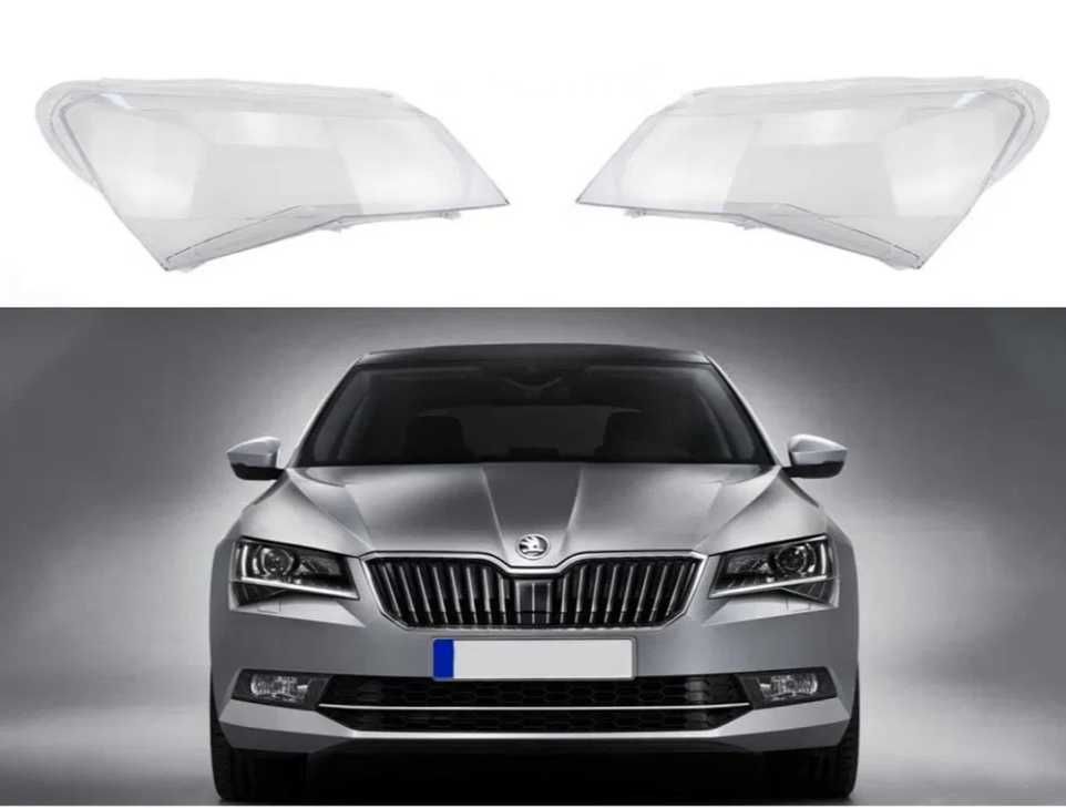 Skoda Superb капак фар стъкло капаци фарове крушки шкода