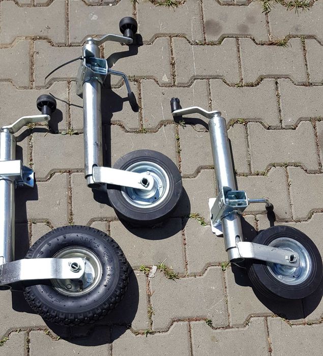 Roata de sprijin remorci, cauciuc plin, suporta pana la 100 kg