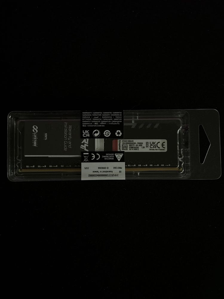 RAM Kingston Fury 32GB DDR4 3200 KF432C16BBA/32