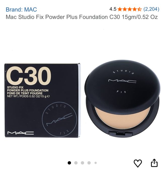 Пудра-фондьотен MAC