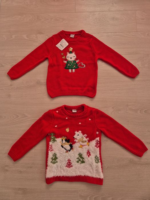 Нови Коледни пуловери за момиче на LC Waikiki размер 110