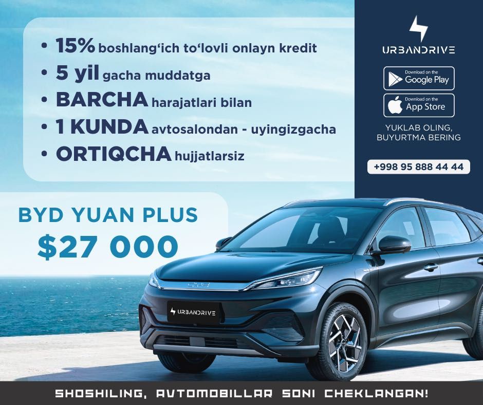 BYD Yuan Plus Full Yangi