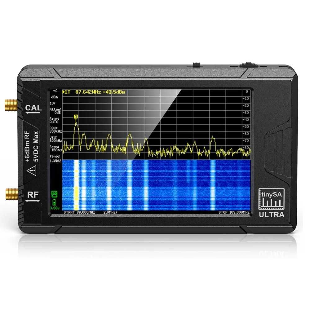 Спектрален анализатор обхват 100kHz до 5.3GHz, карта с памет 32GB