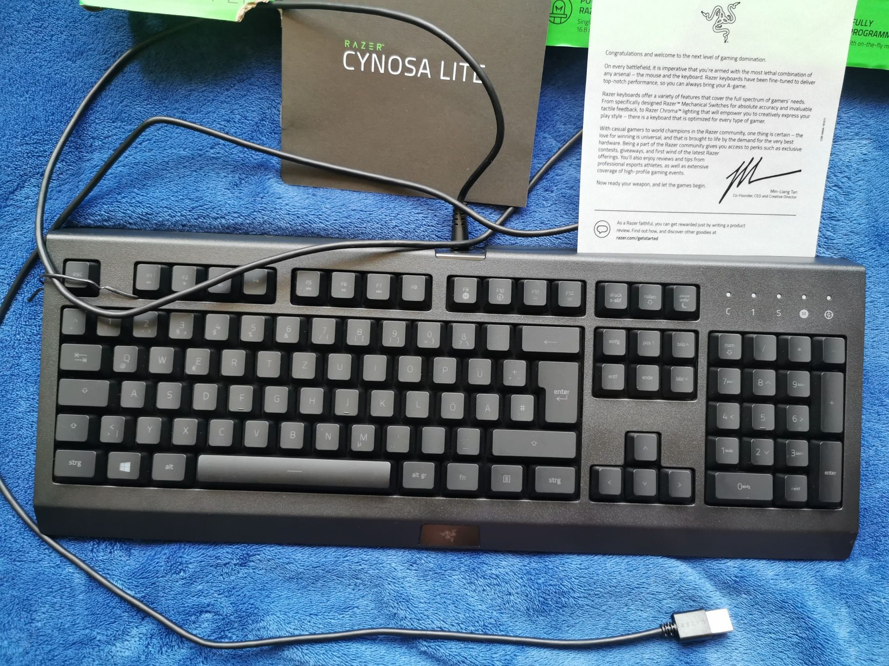 Геймърска клавиатура  Razer Cynosa Lite.