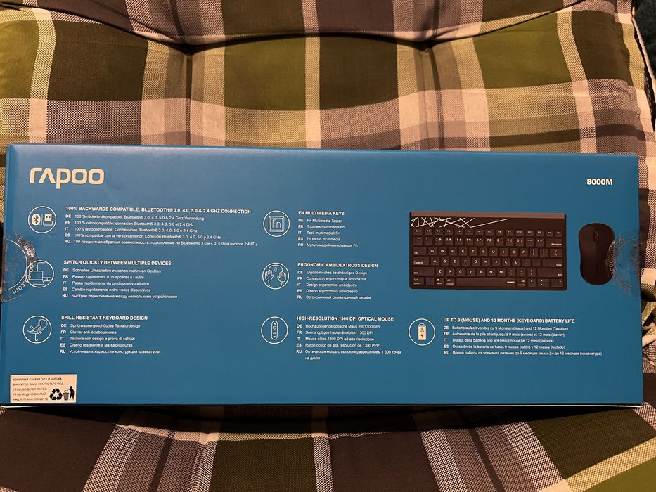 Комплект безжични клавиатура и мишка Rappo