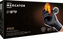 Manusi nitril premium mercator gogrip negru pentru mecanici, marimea m