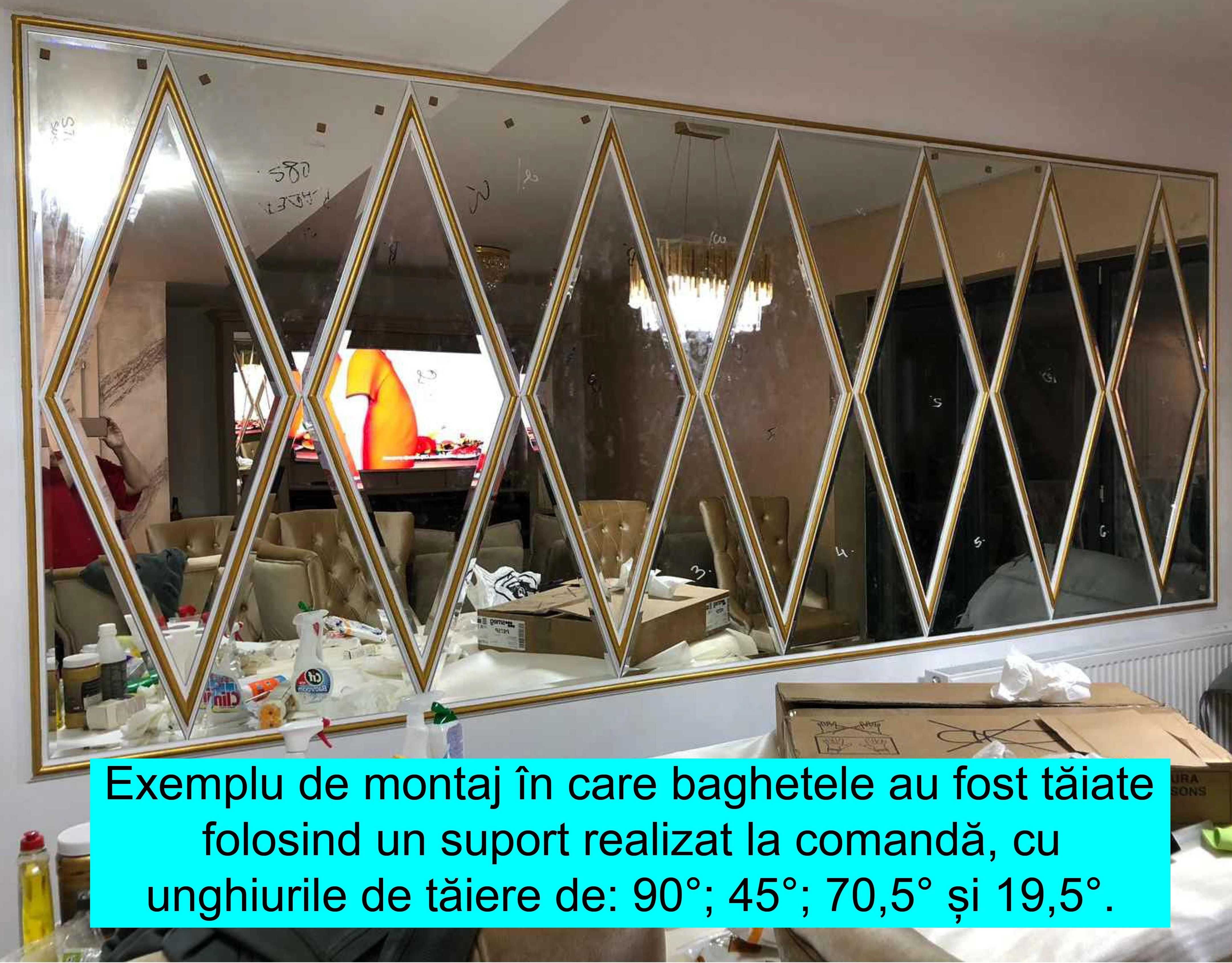 Set profesional pentru taiat precis la unghi baghete, cornise