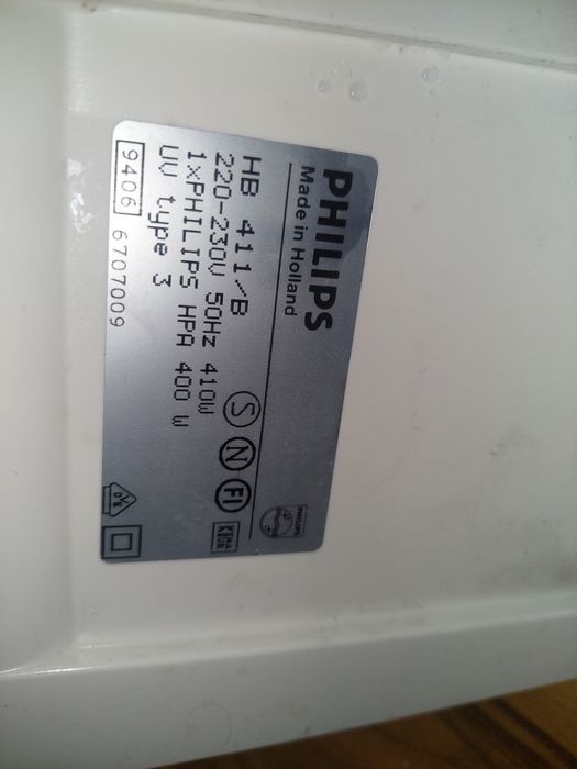 Solar facial sau medical cu lampa uv,marca Philips uva ,