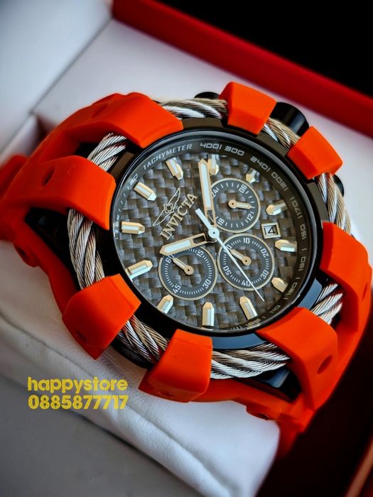 INVICTA Shock Orange 54 mm, Инвикта нов ръчен часовник