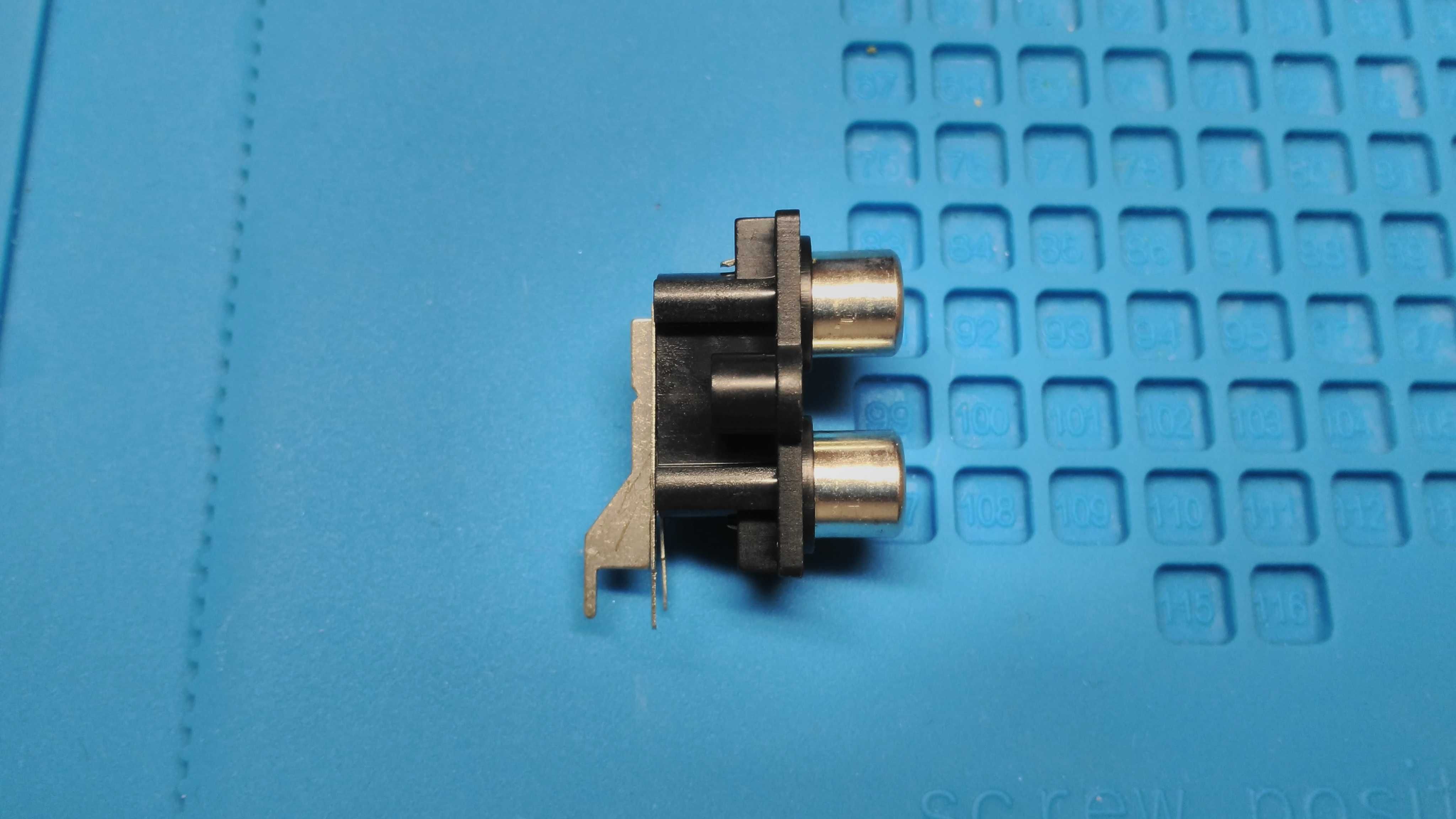 Mufa conector RCA mama - pe panou, through hole, proiecte