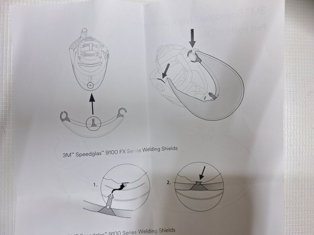 3M SPEEDGLAS щит за шия съвместим с 9100,9100FX,9100FX Air,9100Air