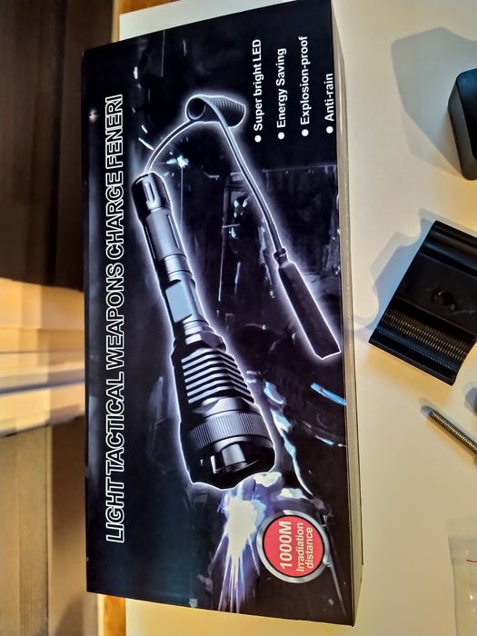 SET Lanterna vanatoare led XM-L2 cu 3 filtre color SLJ-Q2800