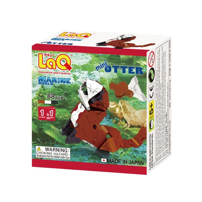Японски Детски конструктор LaQ Marine World MINI OTTER, 88 части