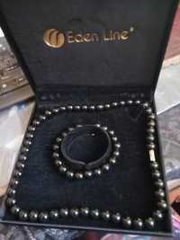 set bijuterii cu turmalina , cu efect terapeutic,firma Eden line