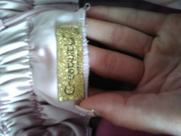 Rochie roz cu dantelă