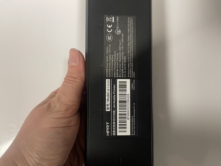 Термопринтер HPRT MT800 А4