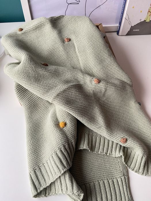 Бебешко плетено одеало / пелена